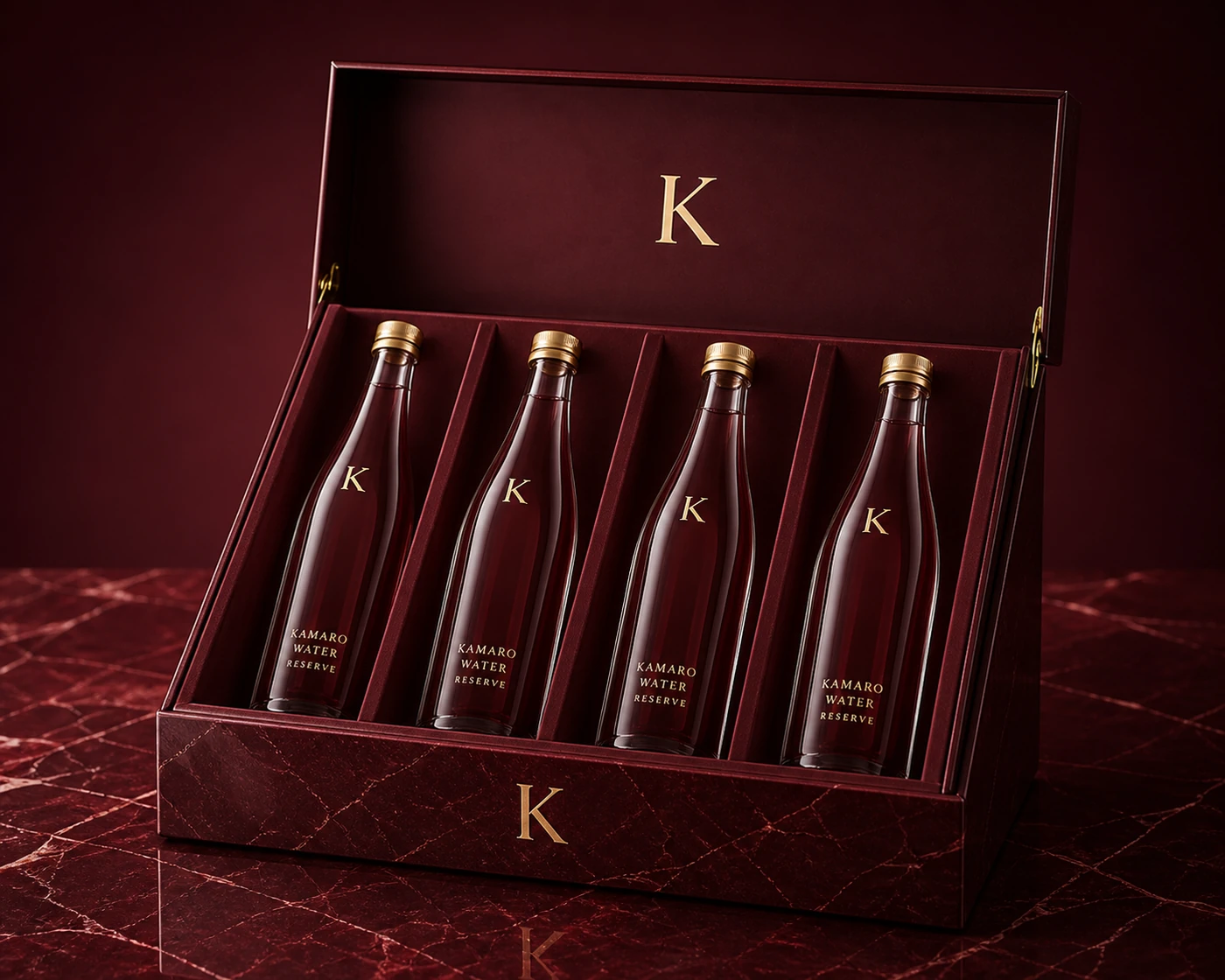 Kamaro Water Reserve four-bottle case